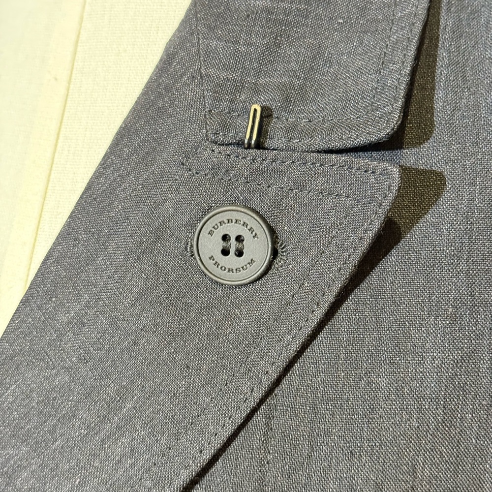 Mens Burberry double breasted Linen Sport Coat/Blazer. - Picture 10 of 15